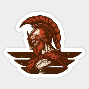 Roman Warrior Fighter Stength & Courage Sticker